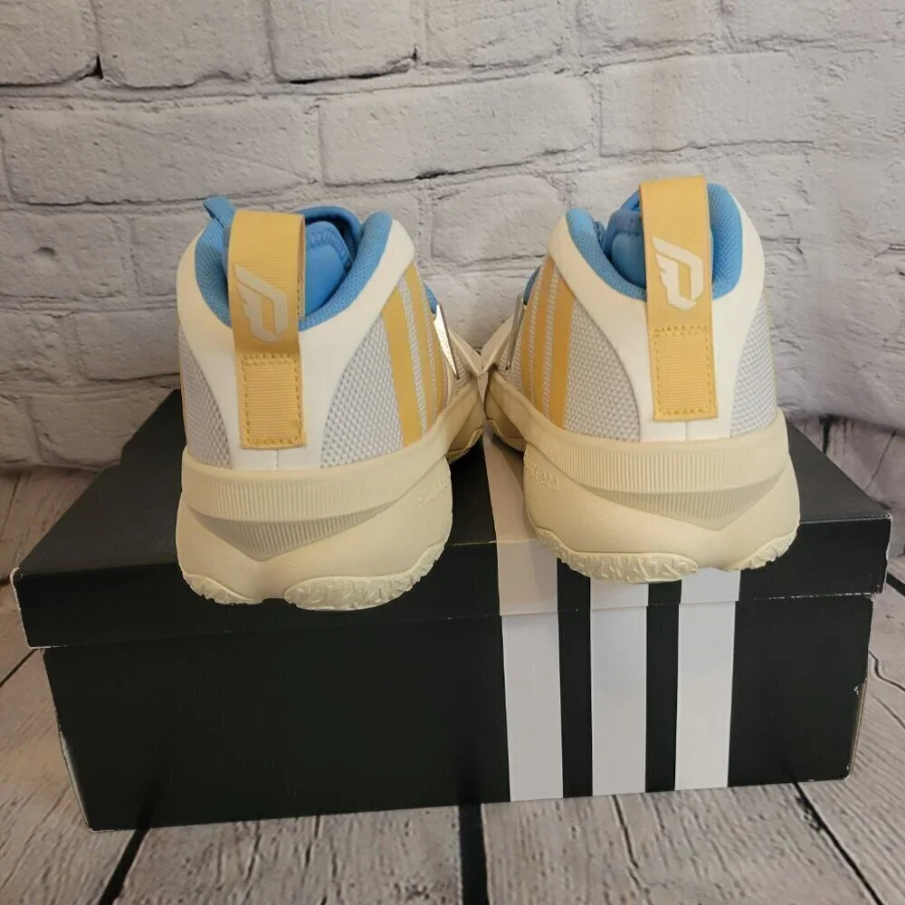 Adidas Dame 8 Basketball Shoes- Cloud White/Oat/Cream White